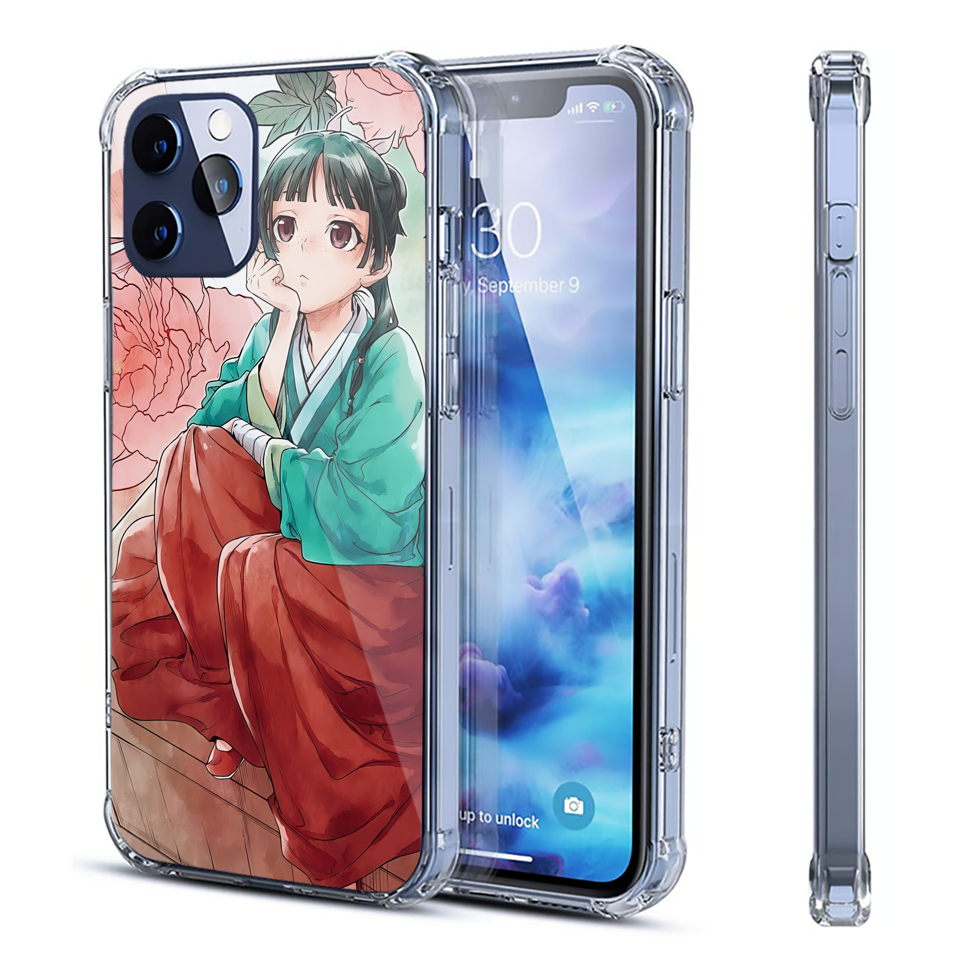 （画像用） 薬屋のひとりごと The Apothecary Diaries 【iPhone 12シリーズ対応】透明スマホケース（クリアソフトケース）
